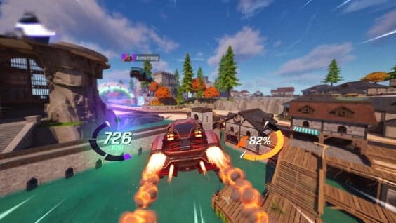 Fortnite Rocket Racing Takes the Best From Rocket League and Puts It on a Racetrack