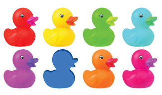 Coloring Book: Baby’s favorite ducks