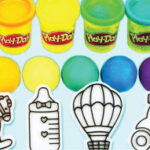 Coloring Book: Colorful cups painting